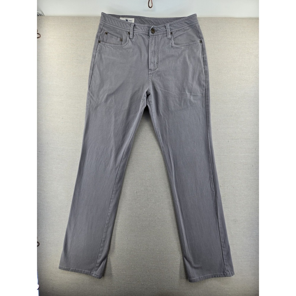 Onward Reserve Classic 5 Pocket Pants Mens 32x34 Steel Grey Stretch Chino
